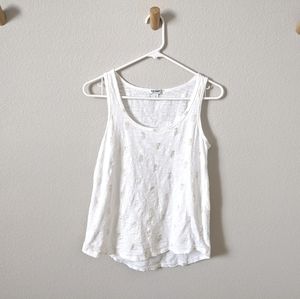 Old Navy Gold Pineapple Print Tank Top